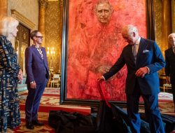 The New Royal Portrait of King Charles III Is Big, Red Controversy